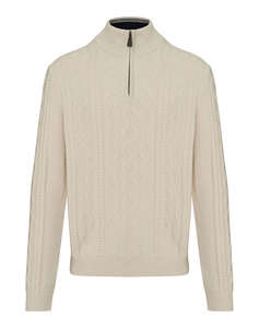 NAUTICA БЛУЗА MM CABLE 1/4 ZIP (7GG)