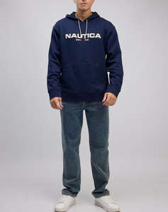 NAUTICA БЛУЗА SWEATSHIRT MM ANCHOR PO LOGO HOODIE