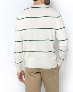 NAUTICA БЛУЗА MM PERFORMANCE STRIPED CREW (12GG)