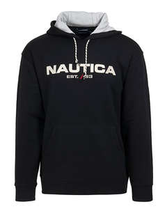 NAUTICA БЛУЗА SWEATSHIRT MM ANCHOR PO LOGO HOODIE