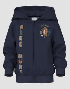 NAME IT NMMVOLTINUS NREG SWEAT CARD WH BRU