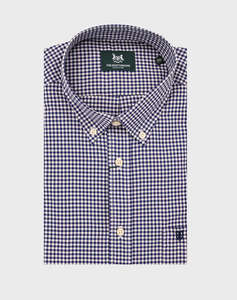 THE BOSTONIANS РИЗА CHESTER TWILL REGULAR FIT MiniCheck TWILL Button-down Regular FIT