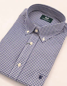 THE BOSTONIANS РИЗА CHESTER TWILL REGULAR FIT MiniCheck TWILL Button-down Regular FIT