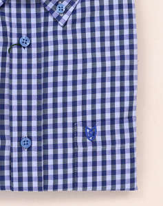 THE BOSTONIANS РИЗА MAVERICK TWILL REGULAR FIT MedCheck TWILL Button-down Regular FIT