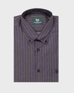 THE BOSTONIANS РИЗА ACORN TWILL REGULAR FIT Stripe TWILL Button-down Regular FIT