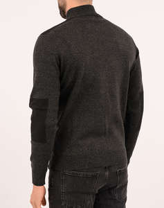 THE BOSTONIANS KNITTING HALF-ZIP REGULAR FIT