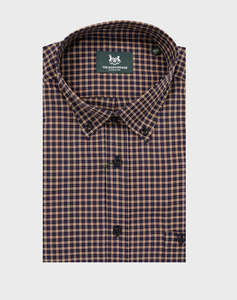 THE BOSTONIANS РИЗА CHESTER TWILL REGULAR FIT MiniCheck TWILL Button-down Regular FIT