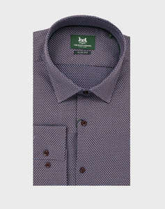 THE BOSTONIANS РИЗА DOBBY SLIM FIT Patterned DOBBY Classic Slim FIT