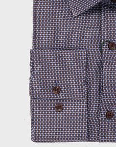 THE BOSTONIANS РИЗА DOBBY SLIM FIT Patterned DOBBY Classic Slim FIT