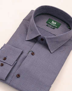 THE BOSTONIANS РИЗА DOBBY SLIM FIT Patterned DOBBY Classic Slim FIT