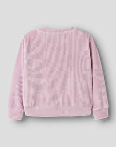 NAME IT NMFVELOA LS VELVET SHORT TOP