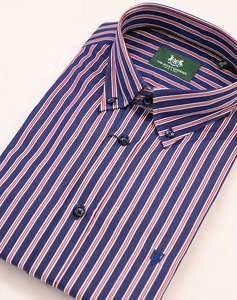 THE BOSTONIANS РИЗА ACORN ПОПЛИН REGULAR FIT Stripe POPLIN Button-down Regular FIT