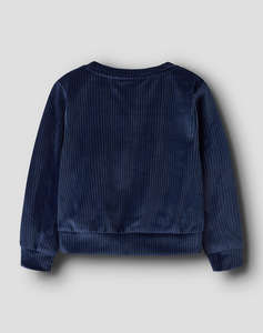 NAME IT NMFVELOA LS VELVET SHORT TOP