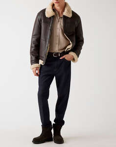 GUESS AVIATOR SHEARLING МЪЖКО ЯКЕ