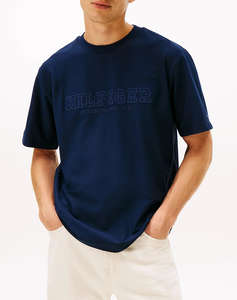 TOMMY HILFIGER MIX MEDIA GRAPHIC TEE