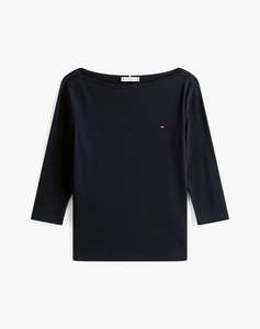 TOMMY HILFIGER NEW CODY SLIM BOAT-NK 3/4SLV