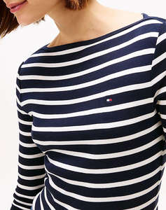 TOMMY HILFIGER NEW CODY SLIM BOAT-NK 3/4SLV