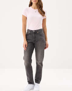 TOMMY JEANS TJW SLIM ESSENTIAL RIB SS EXT
