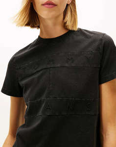 TOMMY JEANS TJW REG SH TONAL FLAG TEE