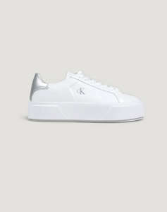 CALVIN KLEIN JEANS FLATFORM LACE UP LTH MET MG