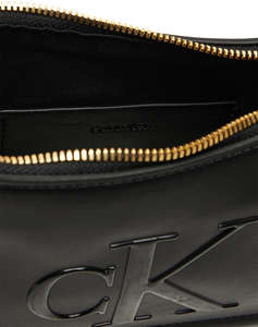 CALVIN KLEIN RAISED CK SMALL SHOULDER BAG