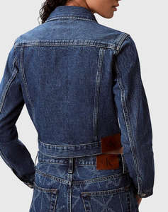 CALVIN KLEIN JEANS CROPPED 90S DENIM JACKET INDIGO