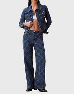 CALVIN KLEIN JEANS CROPPED 90S DENIM JACKET INDIGO