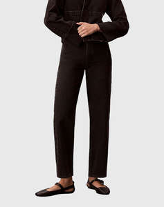 CALVIN KLEIN JEANS EU BARREL JEAN CK ESSENTIAL BLAC