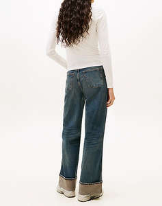 TOMMY JEANS TJW SLIM ESSENTIAL LOGO 1 LS TEE