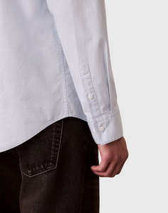 CALVIN KLEIN JEANS LS SOLID OXFORD CLASSIC SHIRT