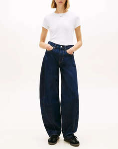 TOMMY JEANS TJW SLIM ESSENTIAL RIB SS EXT