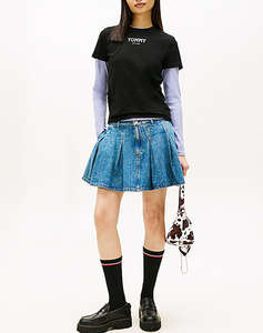 TOMMY JEANS TJW REG ESSENTIAL LOGO 2 TEE EXT