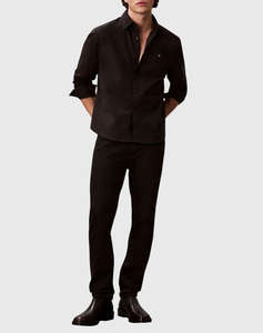 CALVIN KLEIN JEANS LS SOLID OXFORD CLASSIC SHIRT