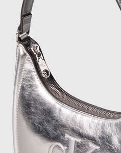 CALVIN KLEIN JEANS BOLD CK METALLIC SHOULDER BAG