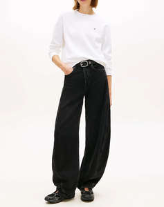 TOMMY JEANS TJW REG S FLAG CREW