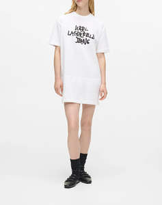 KARL LAGERFELD JEANS KLJ GRAFFITI TEE DRESS