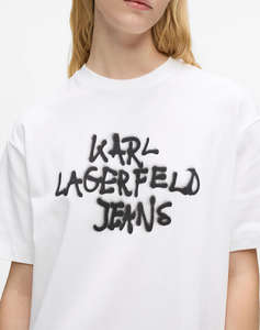 KARL LAGERFELD JEANS KLJ GRAFFITI TEE DRESS