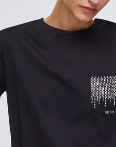 LIU JO WHITE_WA6J19_T-SHIRT MODA M/C ДАМСКА БЛУЗА