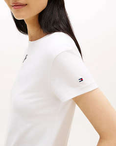 TOMMY HILFIGER TH SCRIPT SLIM SS TEE