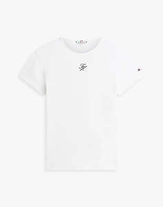 TOMMY HILFIGER TH SCRIPT SLIM SS TEE