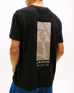 TOMMY JEANS TJM REG SIGN BLOCK SS TEE EXT