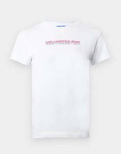 KARL LAGERFELD JEANS KLJ SLIM SS REFLECTION TEE