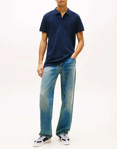 TOMMY JEANS TJM SLIM PLACKET POLO EXT