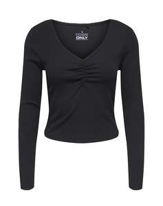 ONLY ONLBETTY L/S SCALLOP V-NECK CC JRS