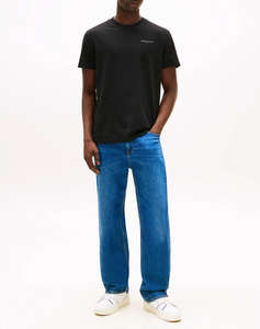 TOMMY JEANS TJM SLIM LINEAR CHEST TEE EXT