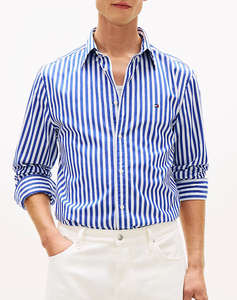 TOMMY HILFIGER FLEX POPLIN CLASSIC STP RF SHIRT