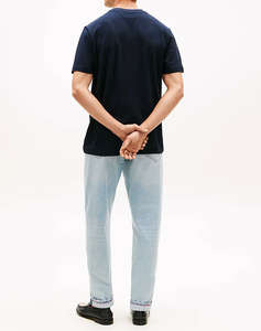 TOMMY HILFIGER GLOBAL STRIPE PIQUE POCKET TEE