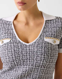 GUESS SS VN COLLAR ANNABELLE SWTR ДАМСКА ТЕНИСКА