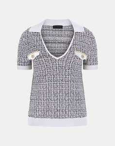 GUESS SS VN COLLAR ANNABELLE SWTR ДАМСКА ТЕНИСКА