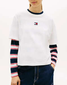 TOMMY JEANS TJW BXY BADGE TEE EXT